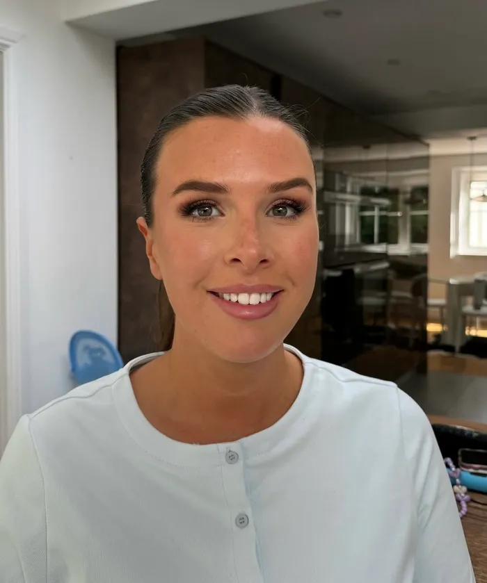 Soft glam occasion makeup, natural radiant finish