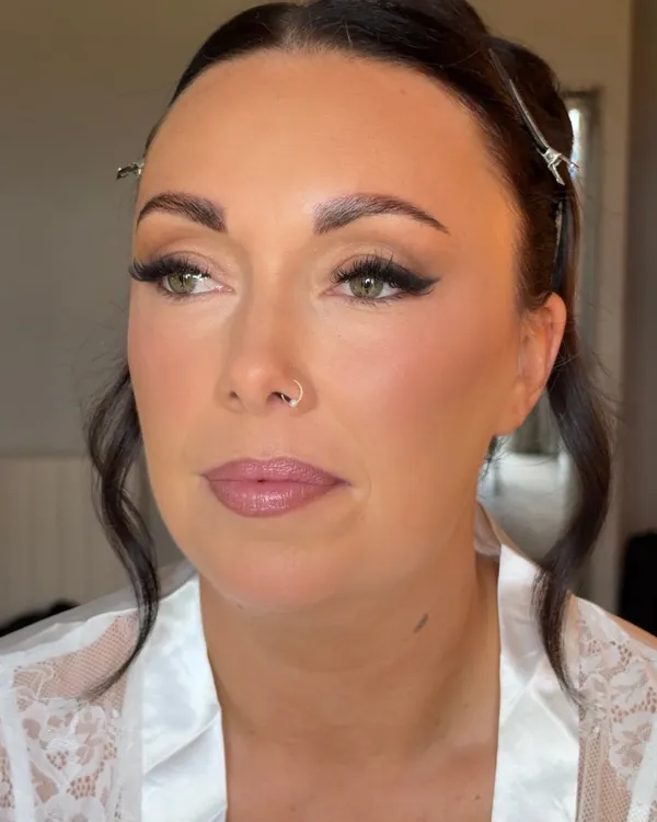 Occasion makeup by Lucy Mae, natural radiant glow