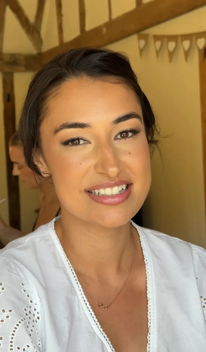 Soft glam makeup by Lucy Mae, natural and radiant
