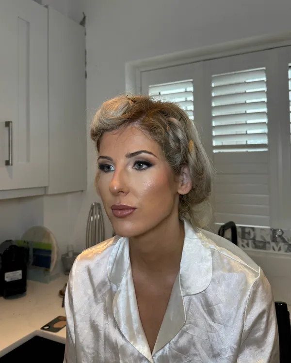 Occasion makeup by Lucy Mae, natural radiant glow